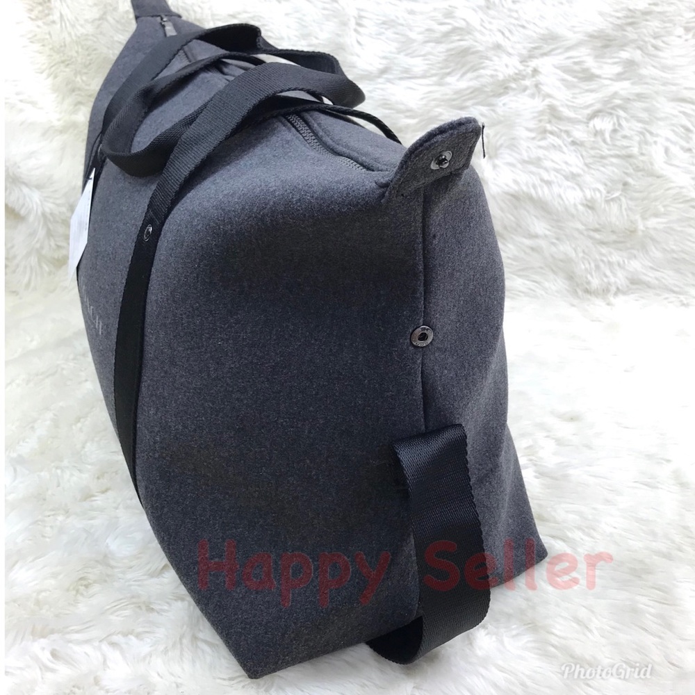 Coach Duffle Bag Gray Carryon Weekender Travel Designer Duffel Parfums Gym Bag - Picture 7 of 8